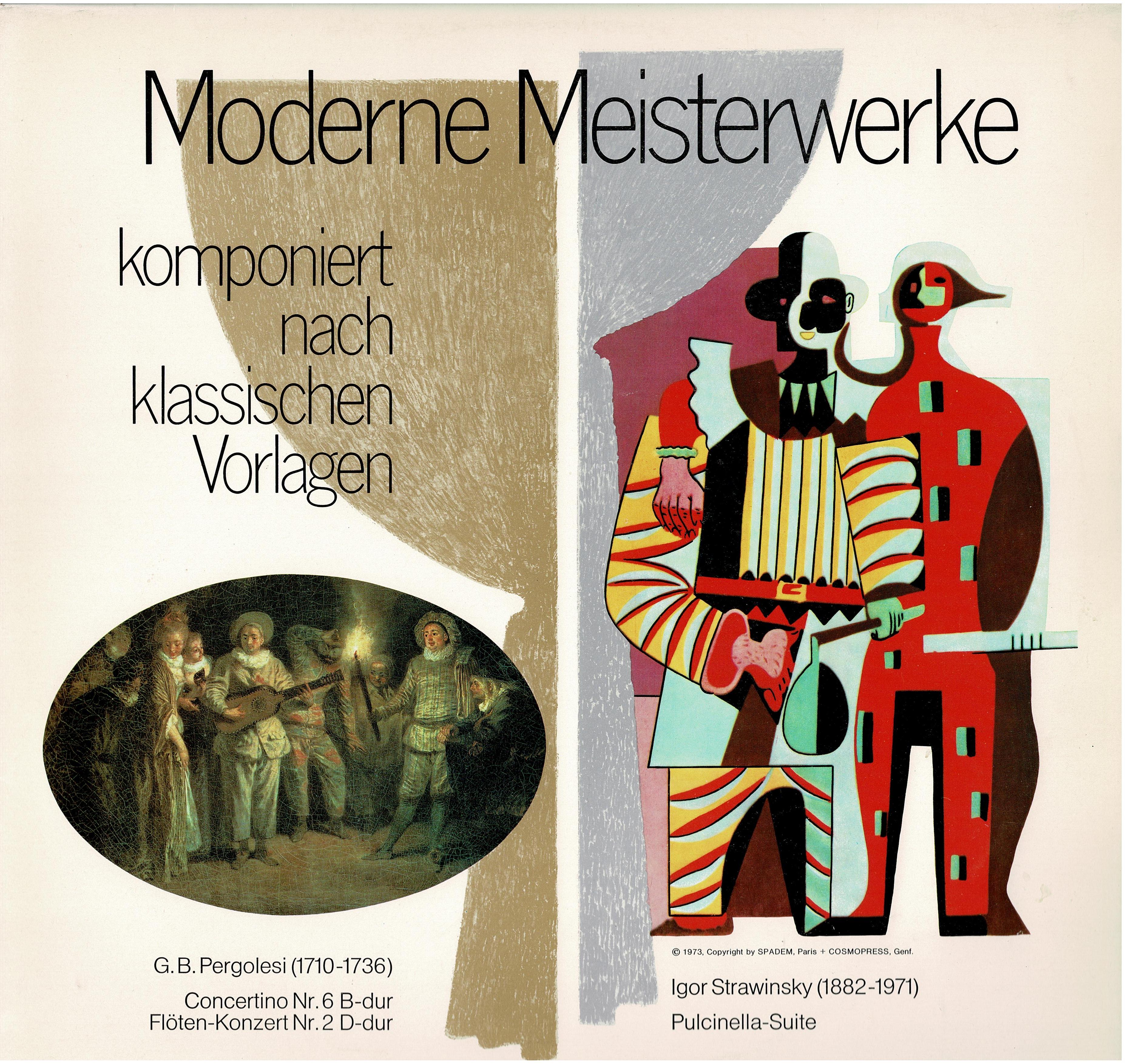 Giovanni Battista Pergolesi / Igor Stravinsky • Moderne Meisterwerke (Komponiert Nach Klassischen Vorlagen)