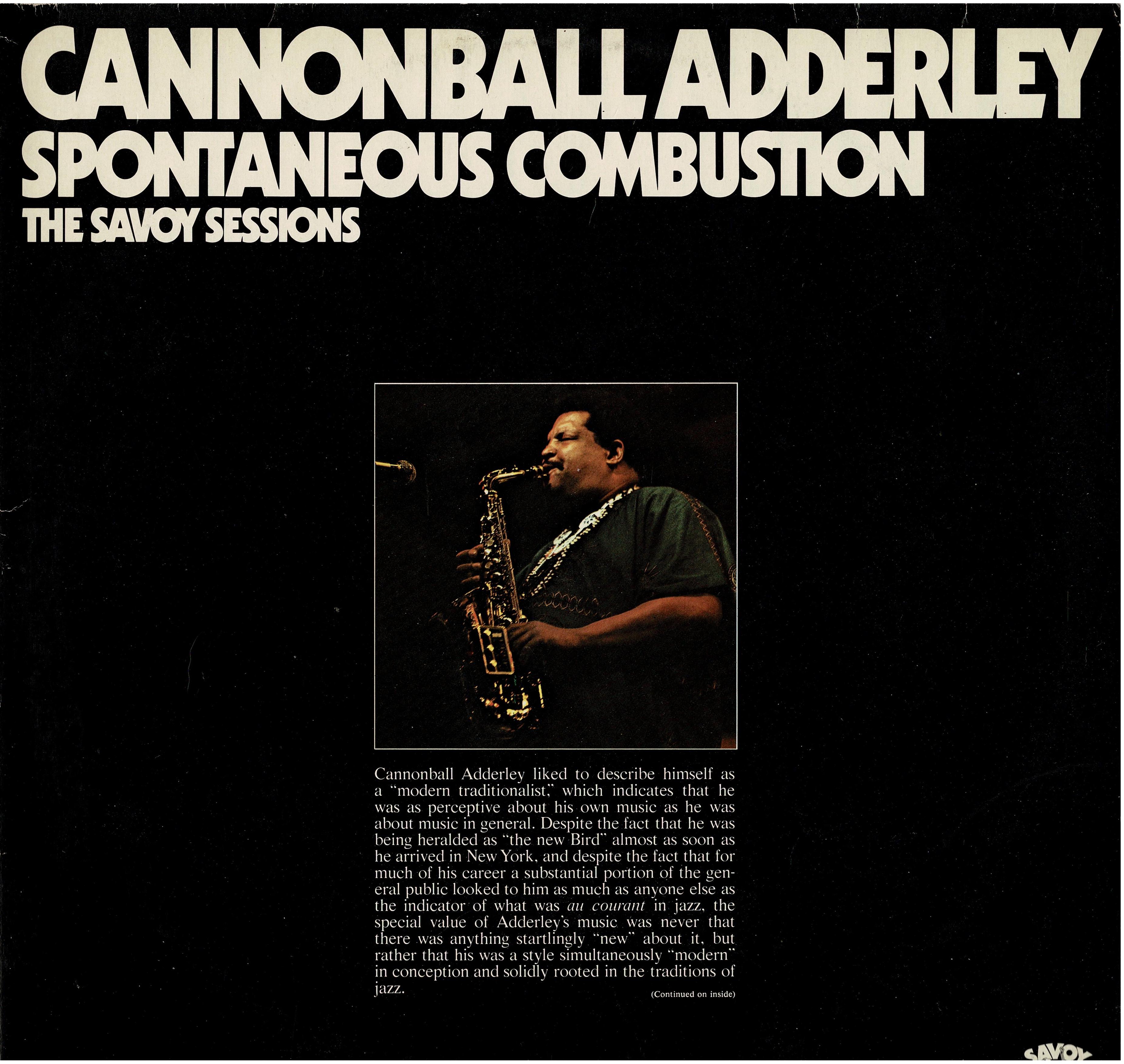 Cannonball Adderley • Spontaneous Combustion