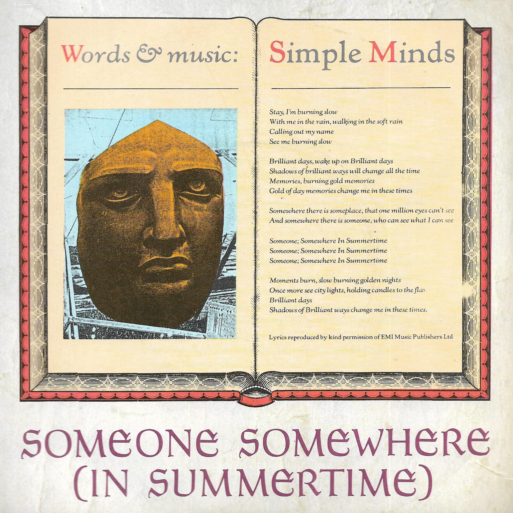 Simple Minds • Someone Somewhere (In Summertime)