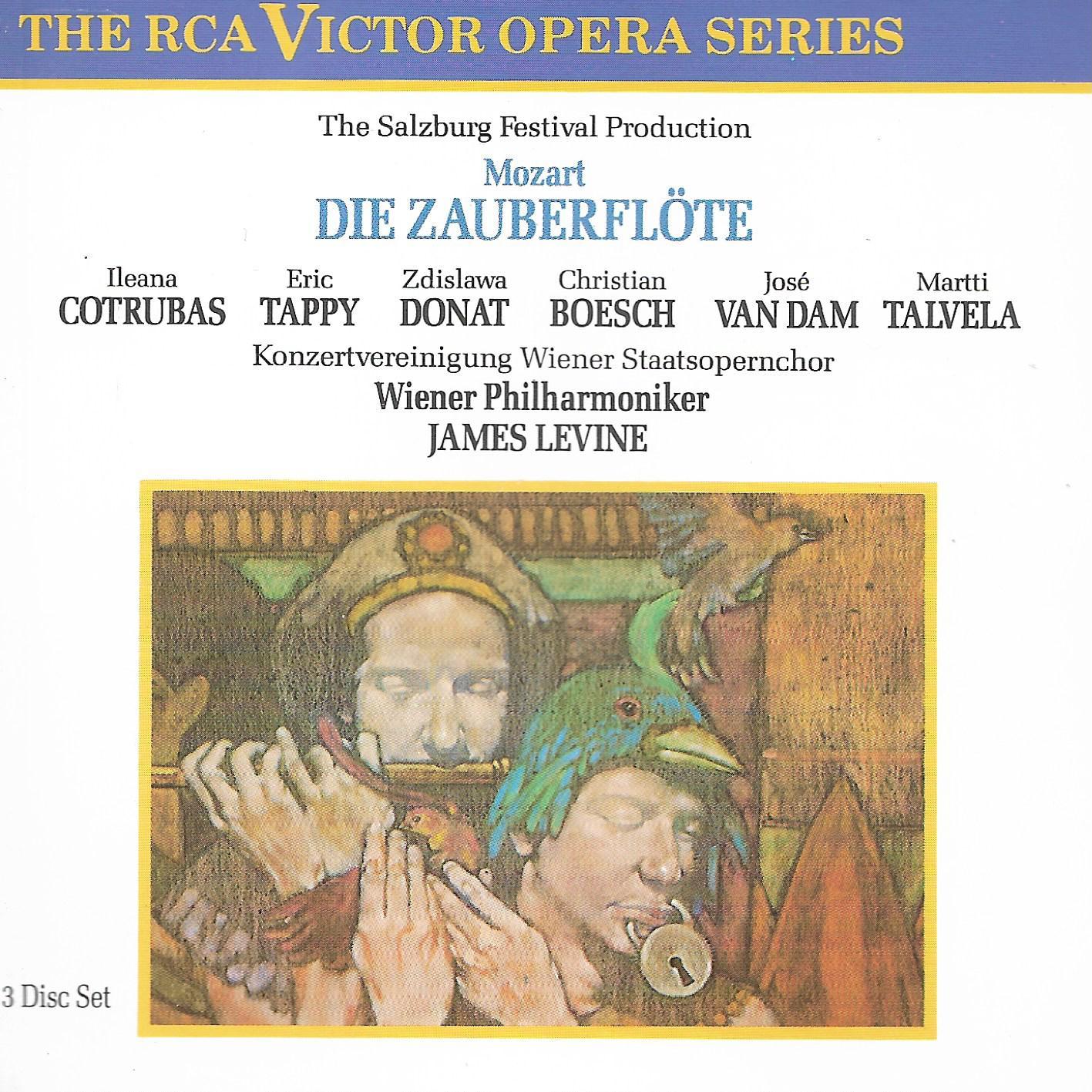 Wolfgang Amadeus Mozart / James Levine / José van Dam / Ileana Cotrubas / Eric Tappy / Christian Boes • Die Zauberflöte