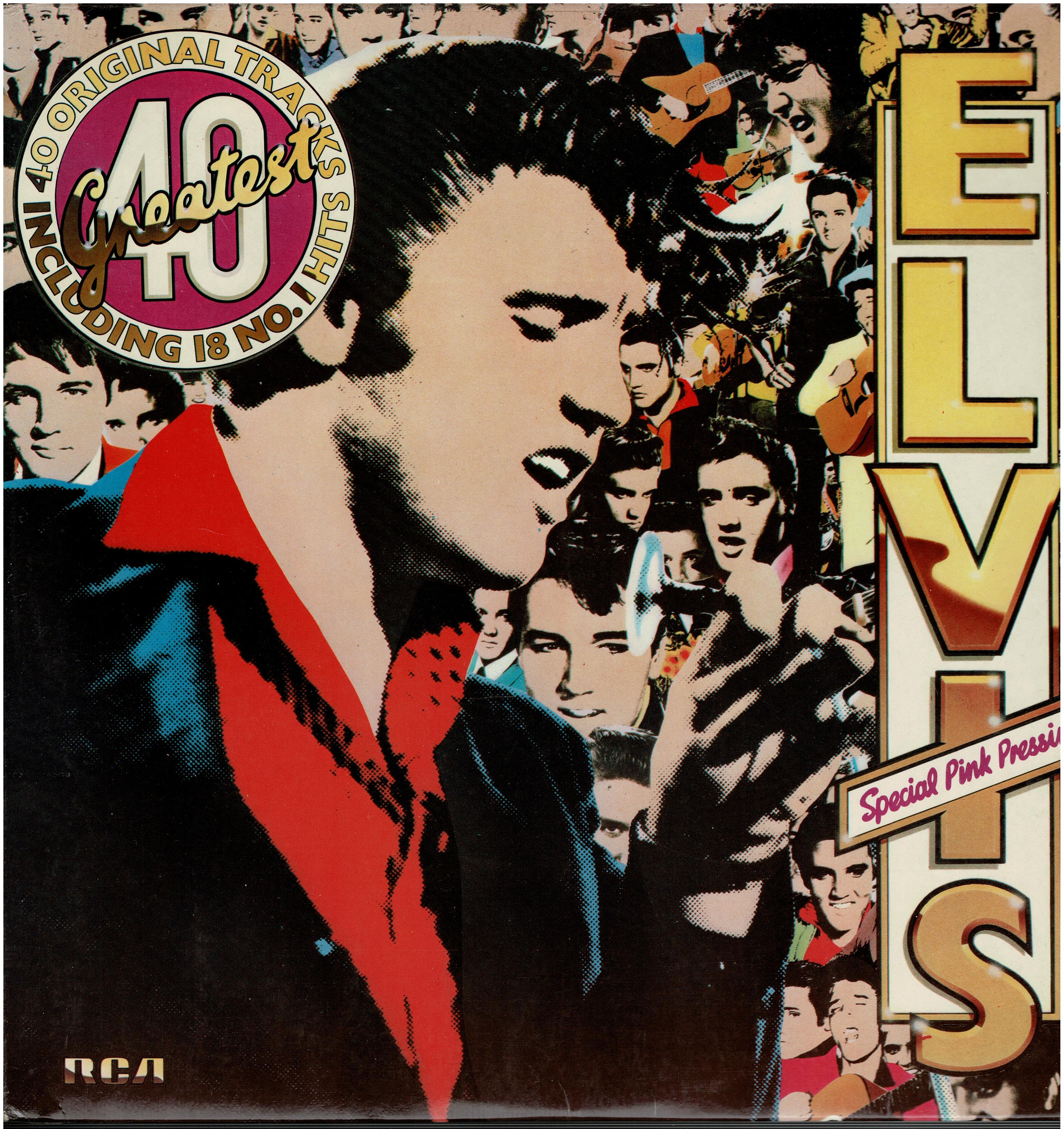 Elvis Presley • Elvis's 40 Greatest - PINK VINYL