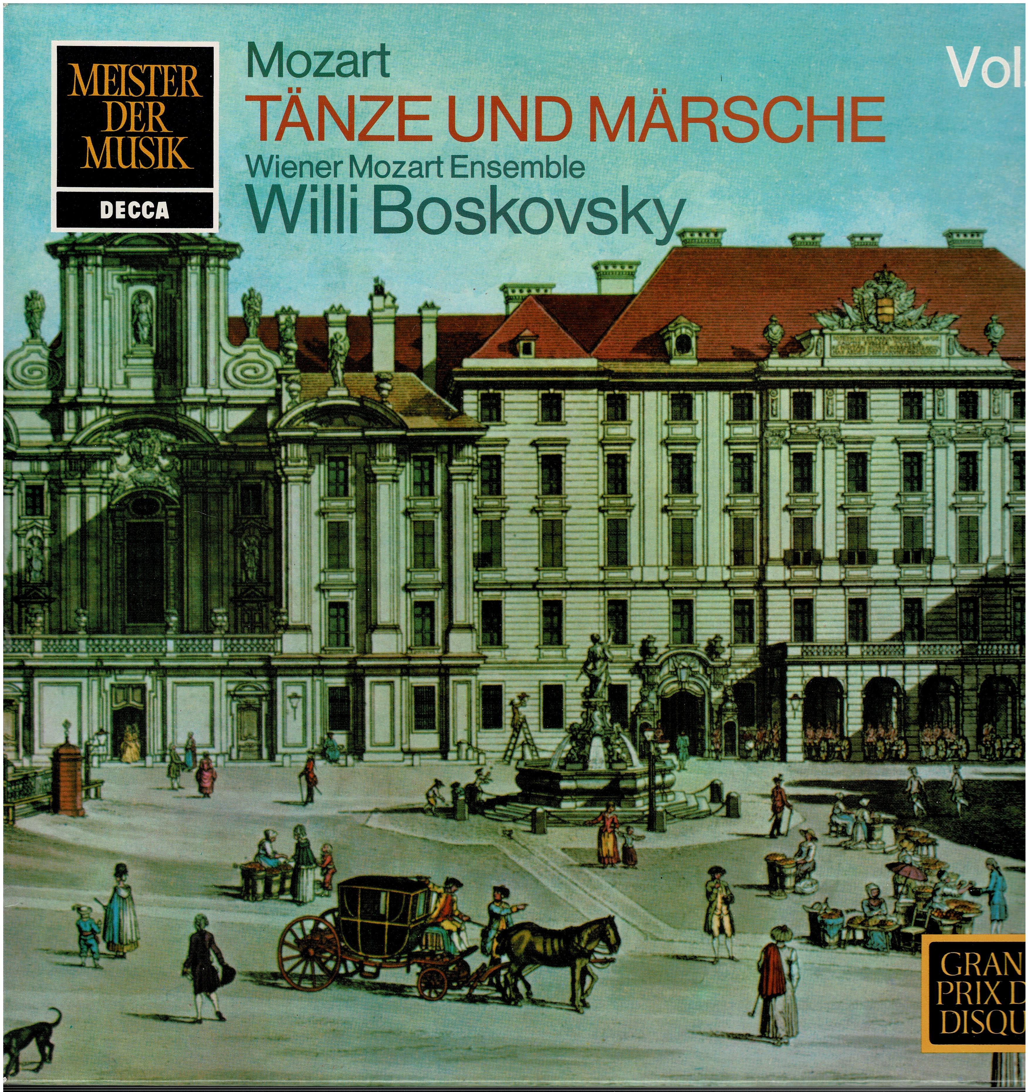 Wolfgang Amadeus Mozart / Wiener Mozart Ensemble /  Willi Boskovsky • Tänze und Märsche Vol.1